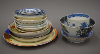 A quantity of 19th/20th century ceramics.