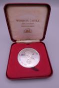 A Queen Elizabeth II silver Jubilee crown, boxed.