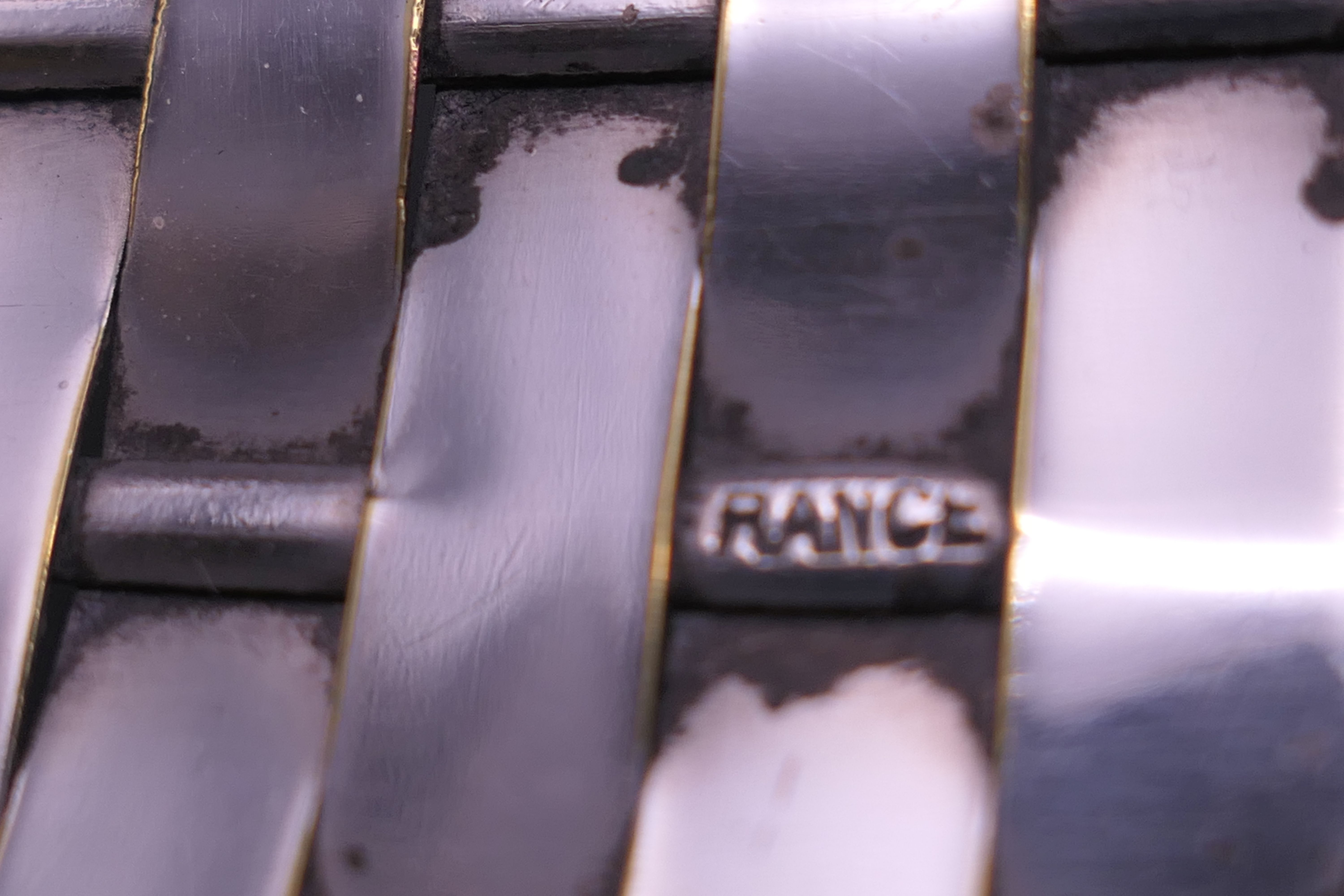 A Continental silver plated basket, stamped FRANCE. 32. - Image 11 of 11