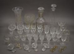 A quantity of various glassware.