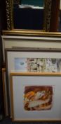 A large quantity of pictures, prints, mirrors and tapestries.