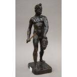 A 19th century Grand Tour bronze figure. 39.54 cm high.