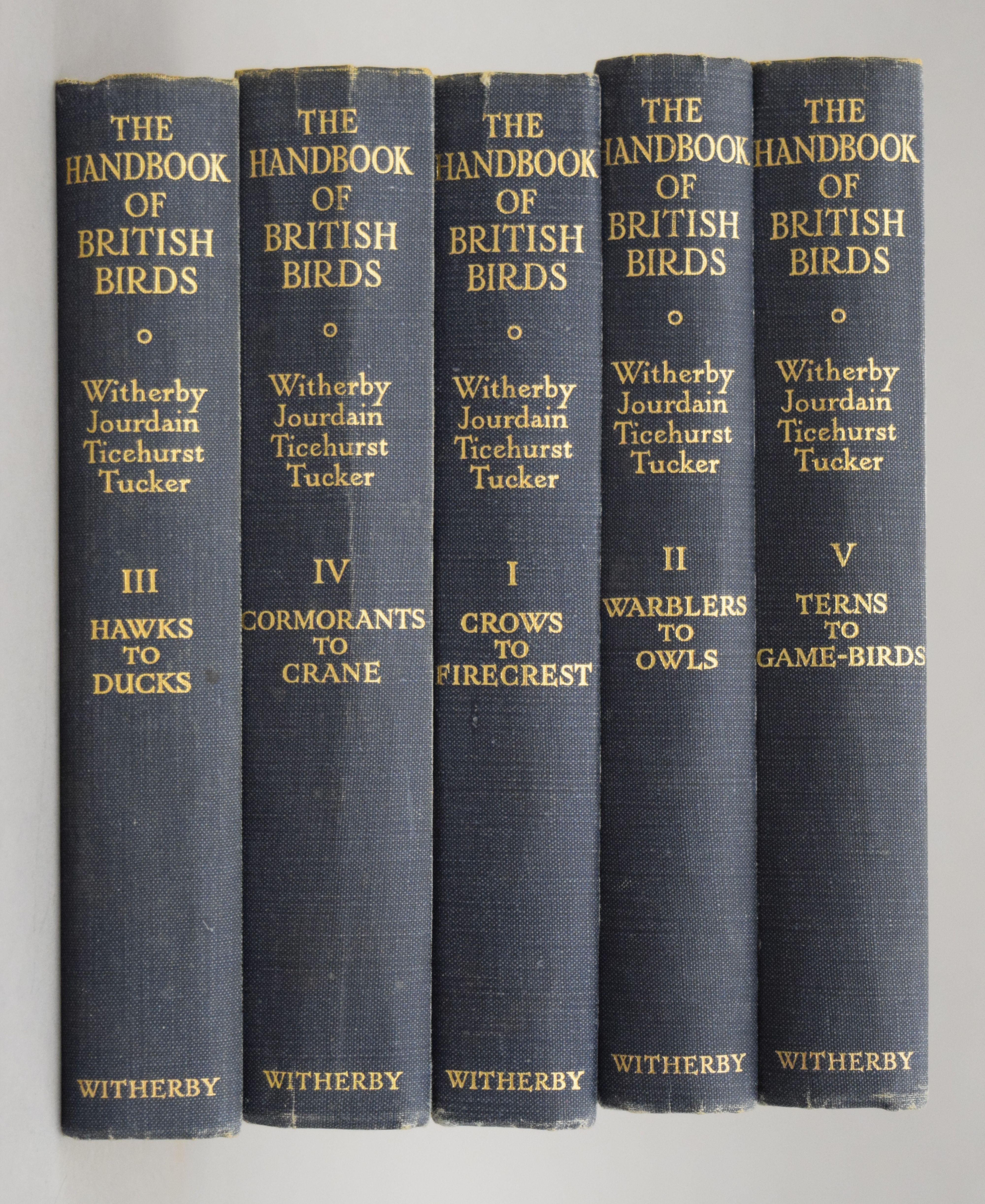 Witherby Handbook of British Birds, 5 volumes. - Image 2 of 5