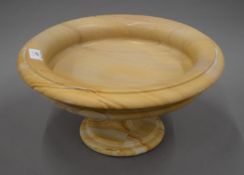 A marble tazza. 17.5 cm high.