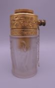 An R. Lalique scent bottle. 7 cm high.
