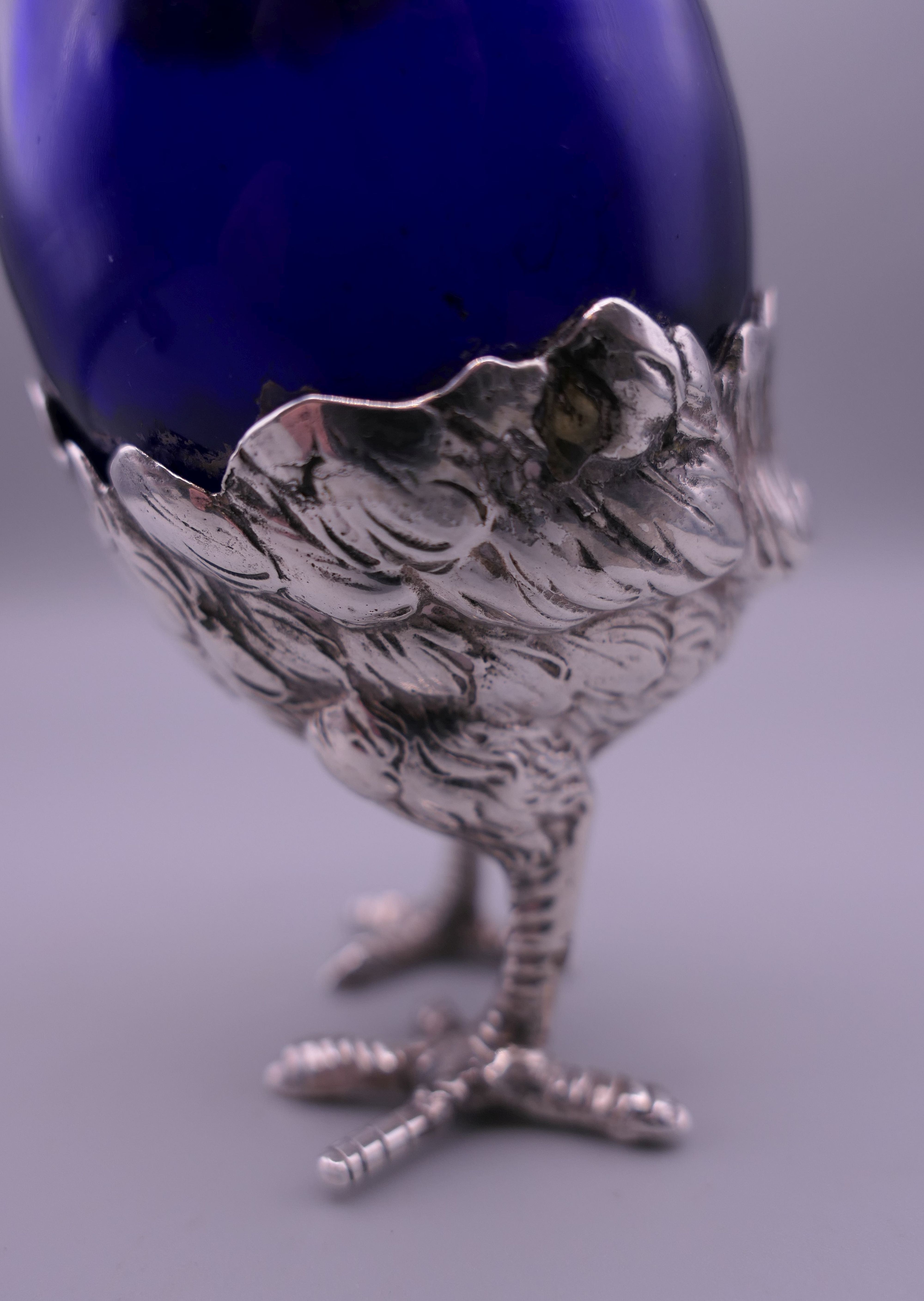 A Continental table lighter formed as a chicken. - Image 10 of 14