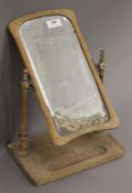 A French dressing table mirror. 26 cm wide.