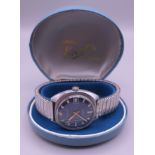 A gentleman's 1970's Everite wristwatch, good working order, in original box.