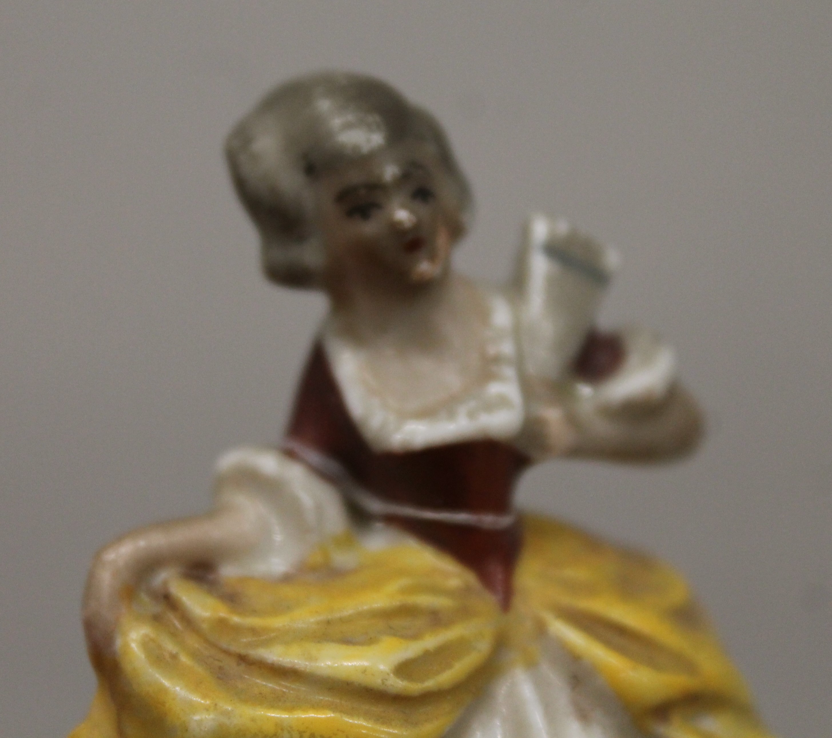 Eight Continental porcelain figurines, including Weiss. - Image 9 of 21