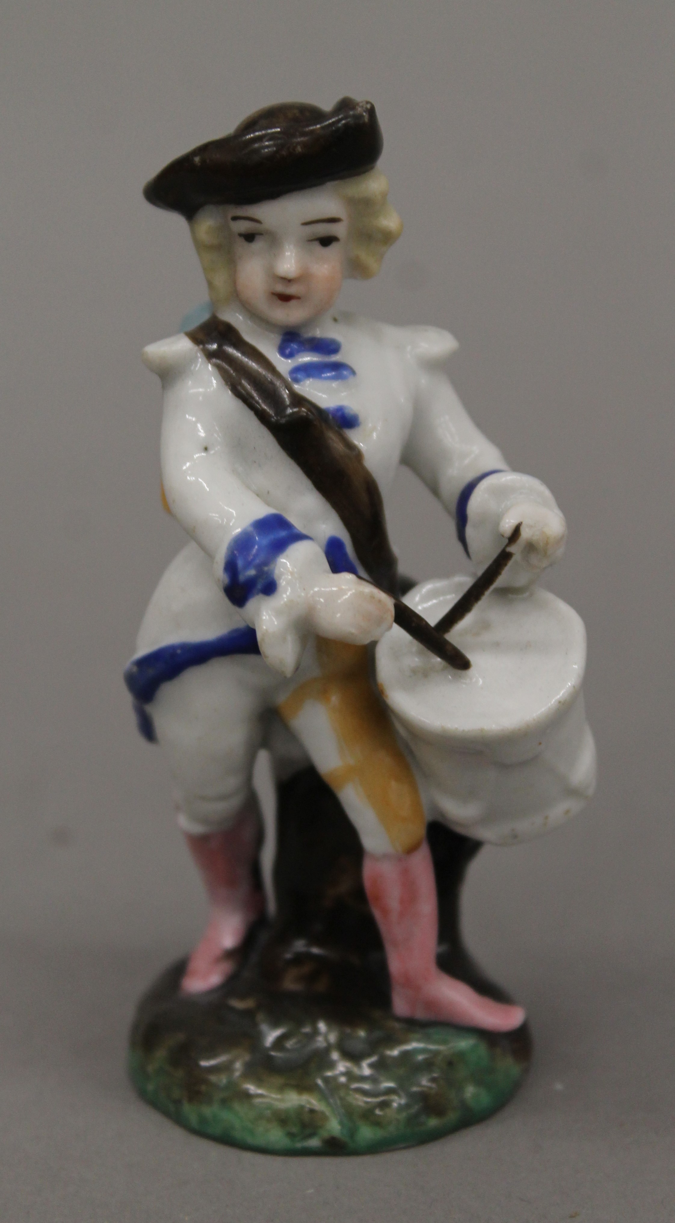 Eight Continental porcelain figurines, including Weiss. - Image 10 of 21