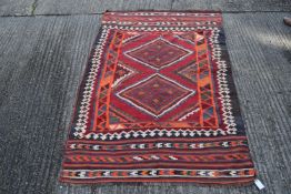 A Qashgai Kilim carpet. 245 x 150 cm.
