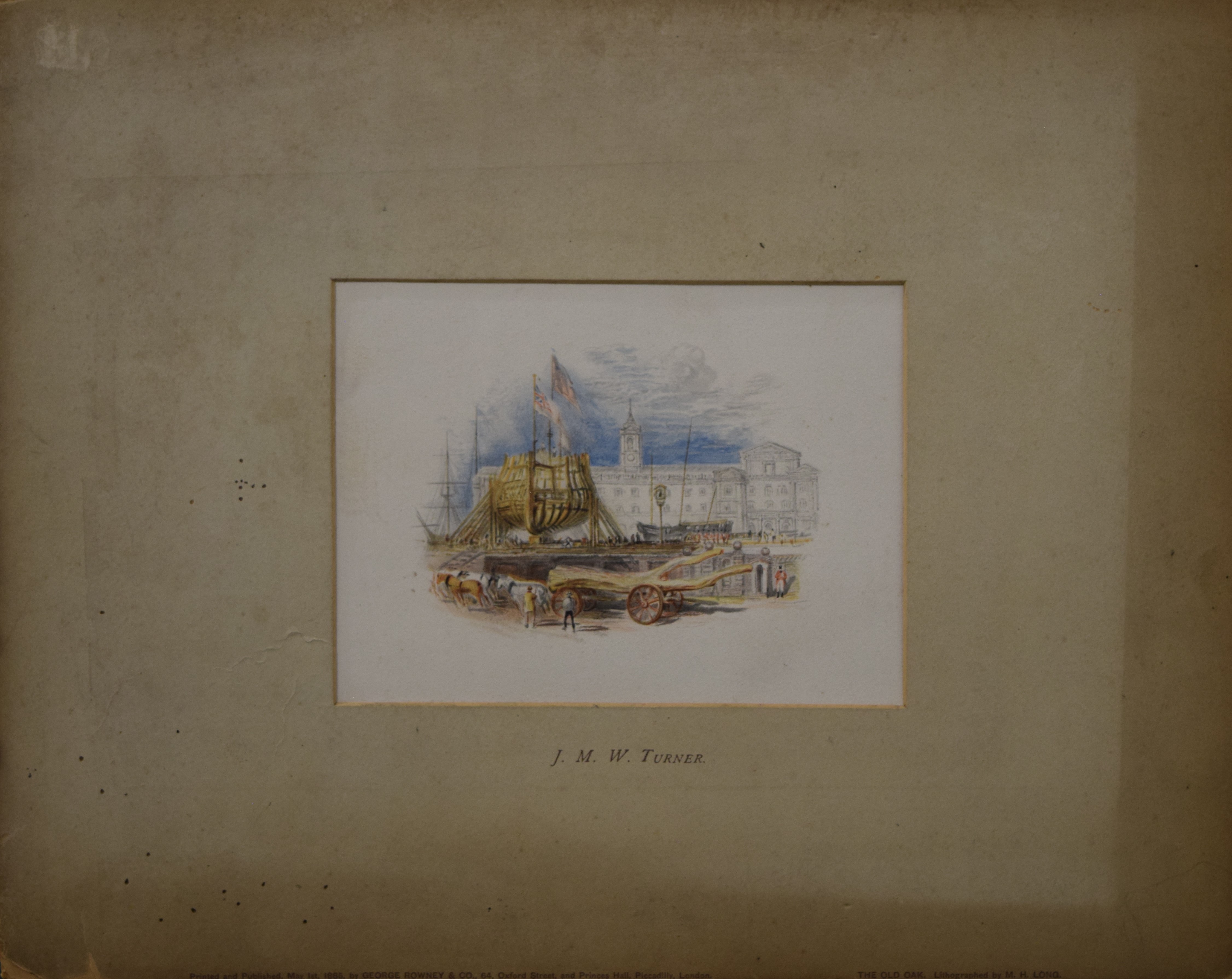 Four coloured prints After J M W TURNER, printed and published by George Rowney and Co, - Image 4 of 8