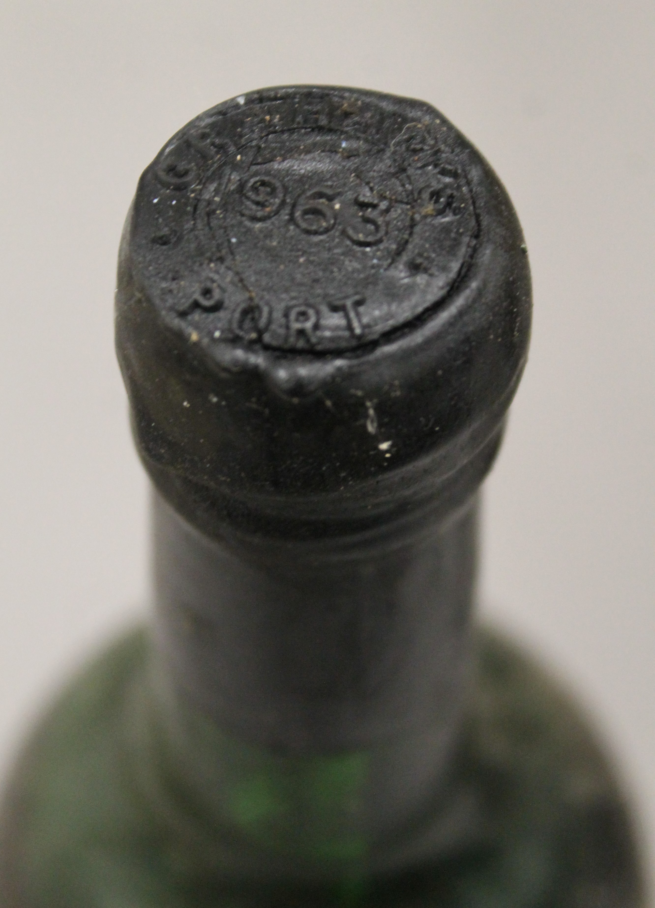 A box of twelve bottles of vintage Grahams Port, eleven dated 1963 and one dated 1960, - Image 2 of 3