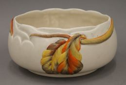 A Clarice Cliff centre bowl. 20 cm diameter.