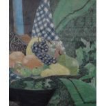 SARAH HEFFERNAN-WALDEN, Still Life of Fruit, pastel, framed and glazed. 49.5 x 60 cm.