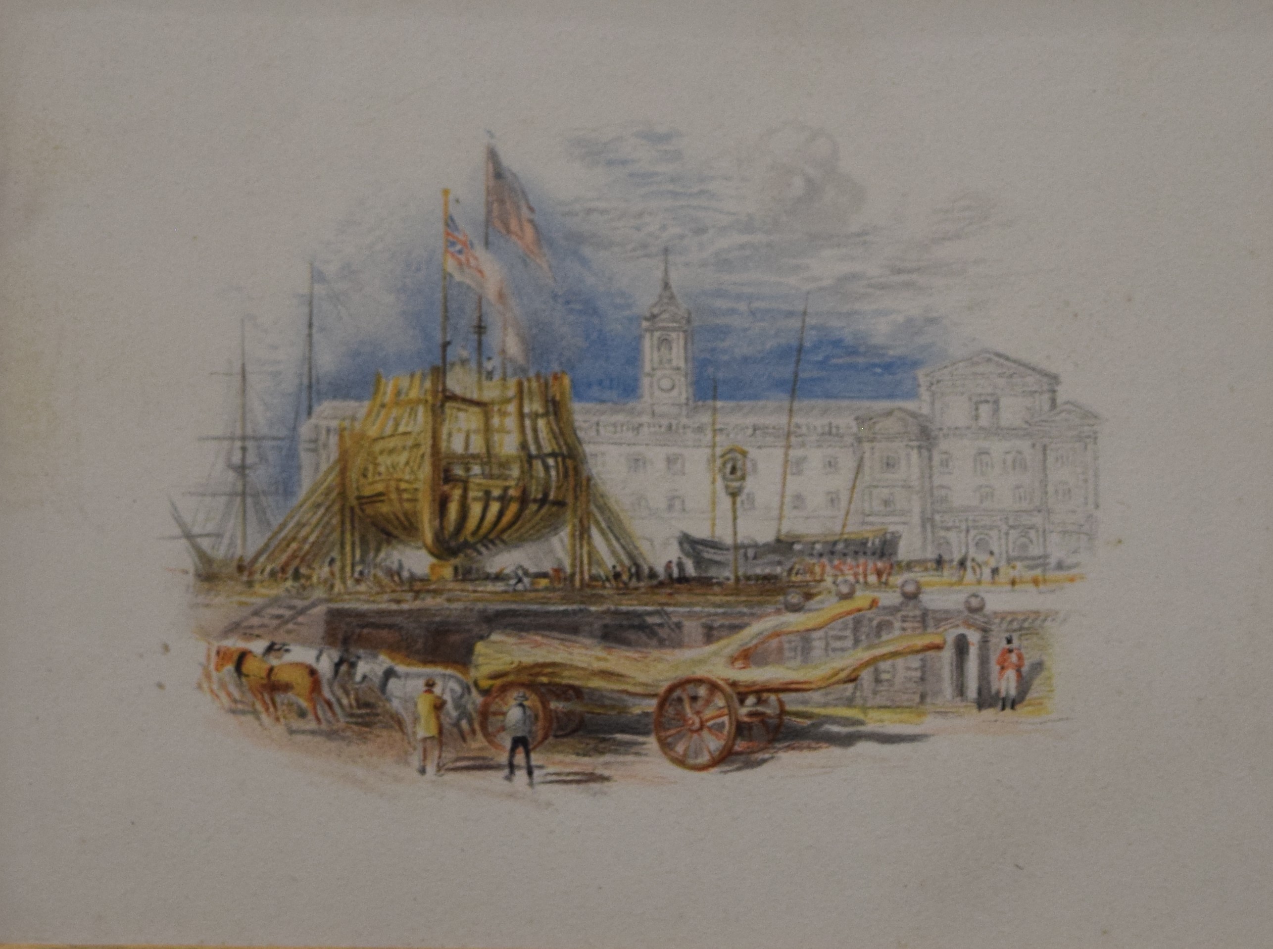 Four coloured prints After J M W TURNER, printed and published by George Rowney and Co, - Image 3 of 8