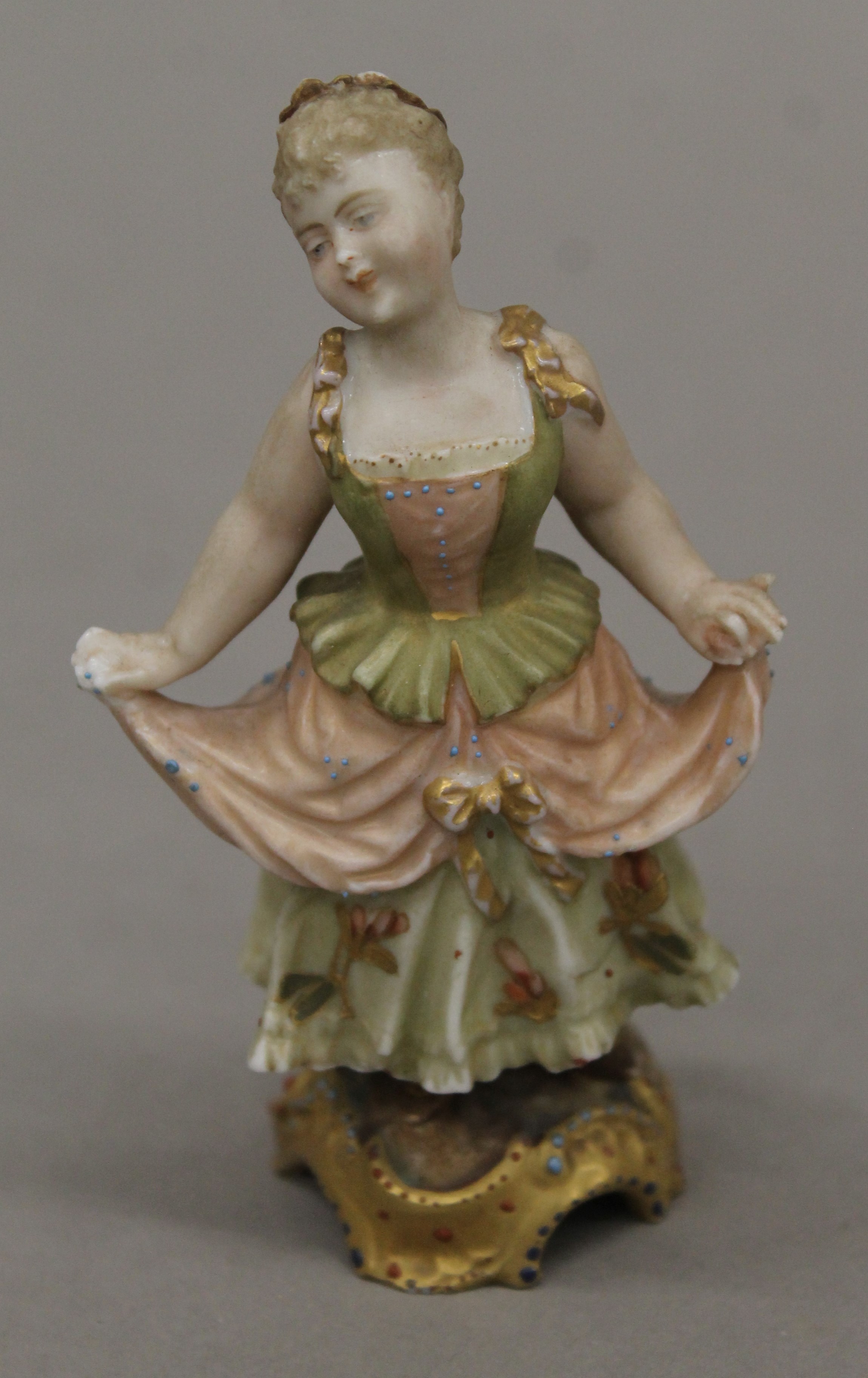 Eight Continental porcelain figurines, including Weiss. - Image 2 of 21