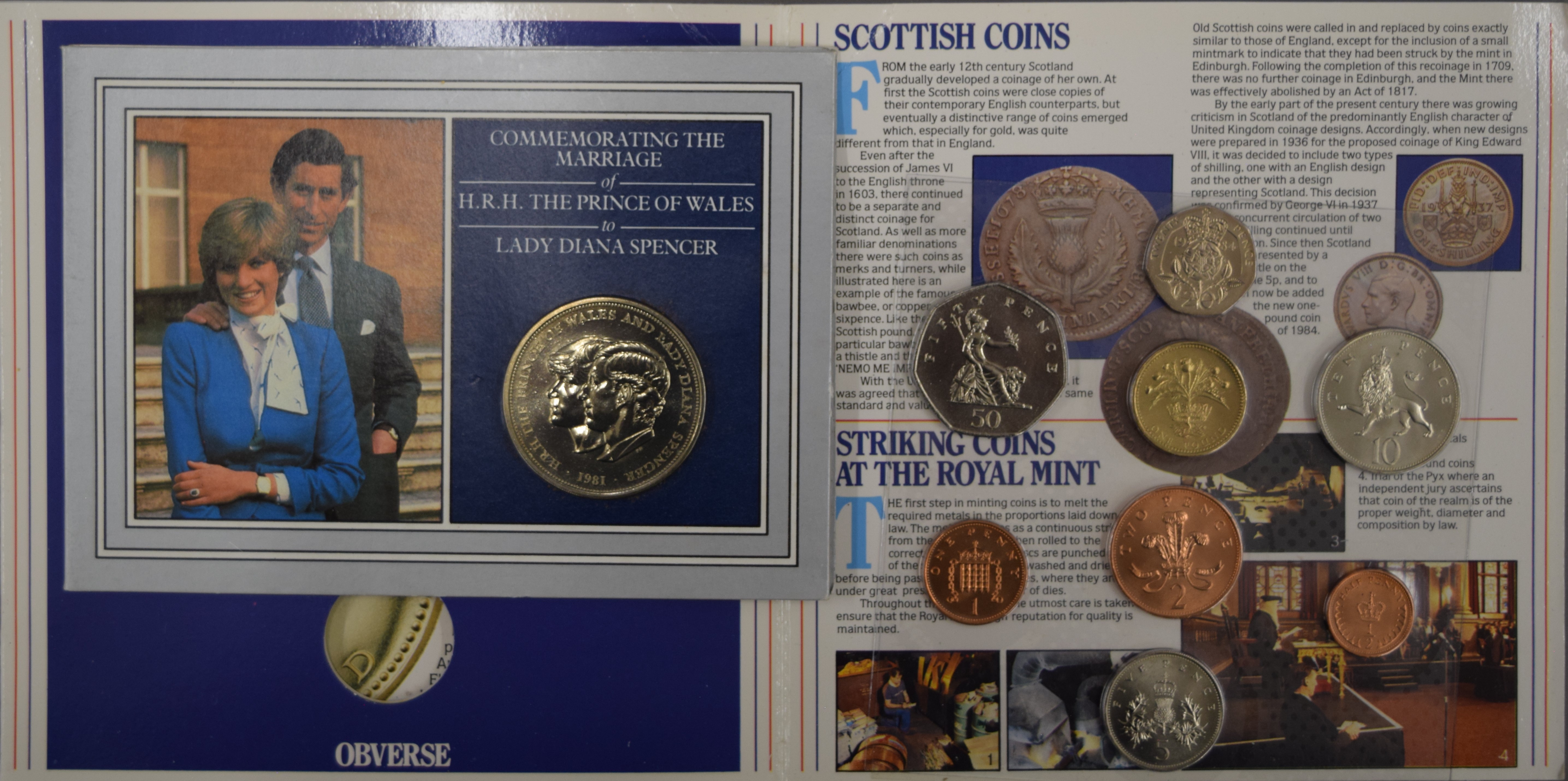 A collection of various coins, including 2000 time capsule, Britain at War, etc. - Image 5 of 18