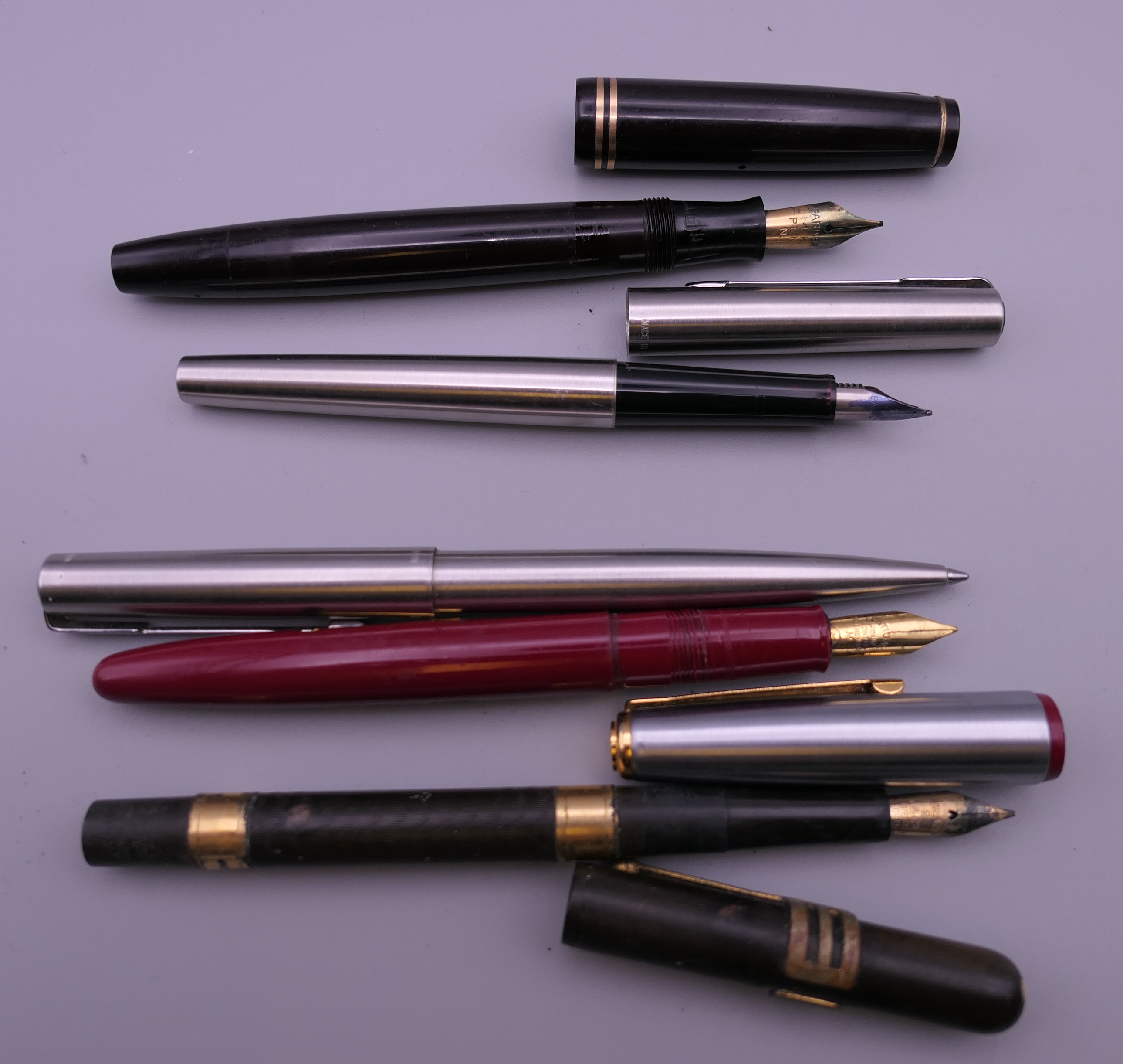 A collection of pens (mostly Parker, one ' The Swan' pen by Mabie Todd & Co), - Image 9 of 9