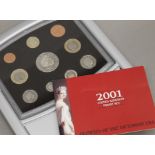 Eight Royal Mint coin collection (2000s).