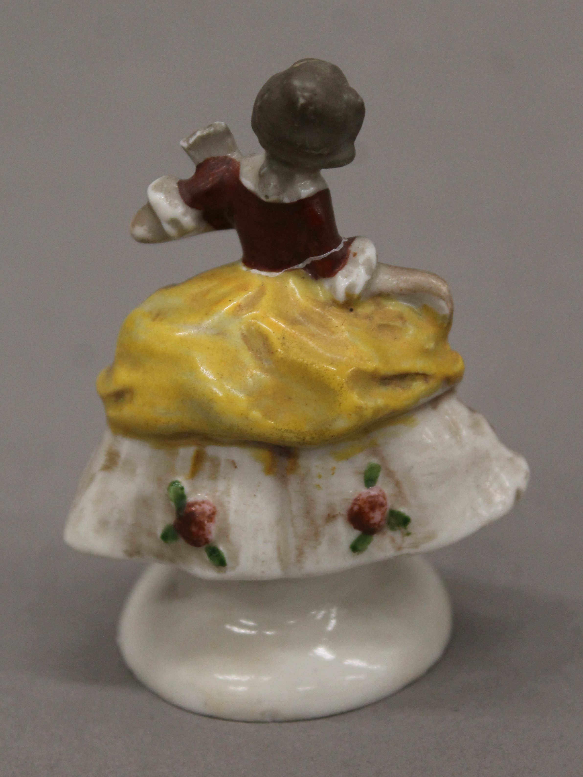 Eight Continental porcelain figurines, including Weiss. - Image 8 of 21