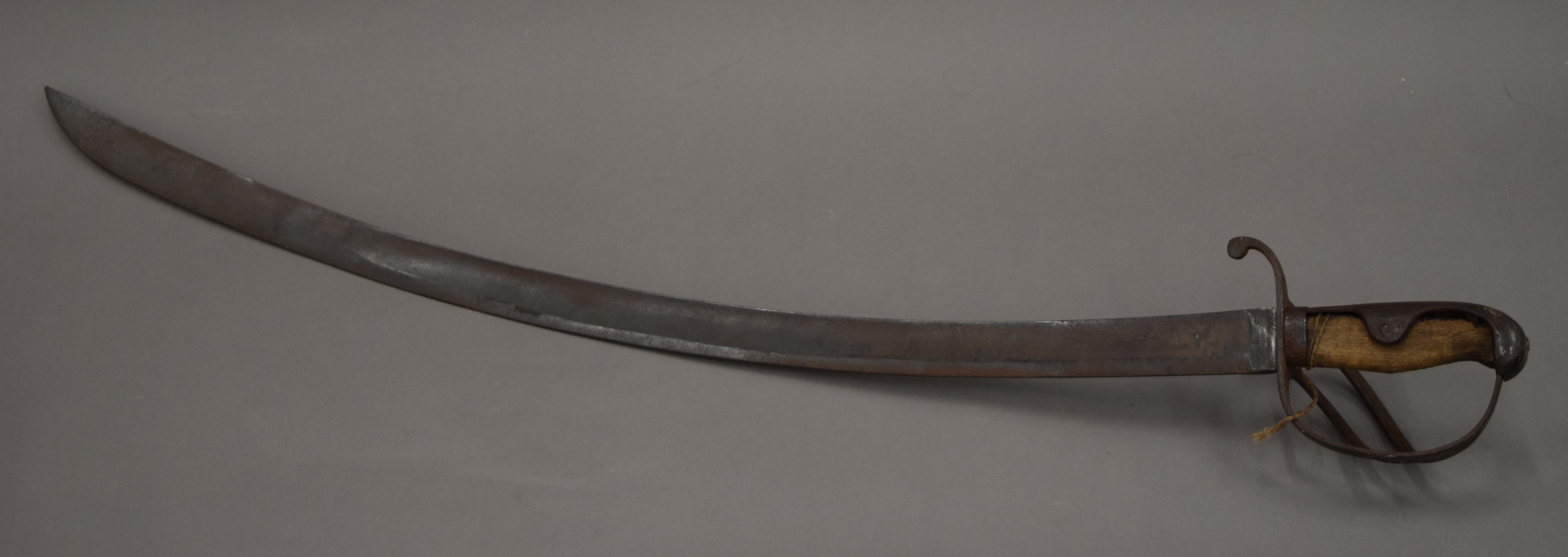 A 19th century Cavalry sabre. 93 cm long.