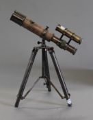 A telescope on stand. 25.5 cm long.