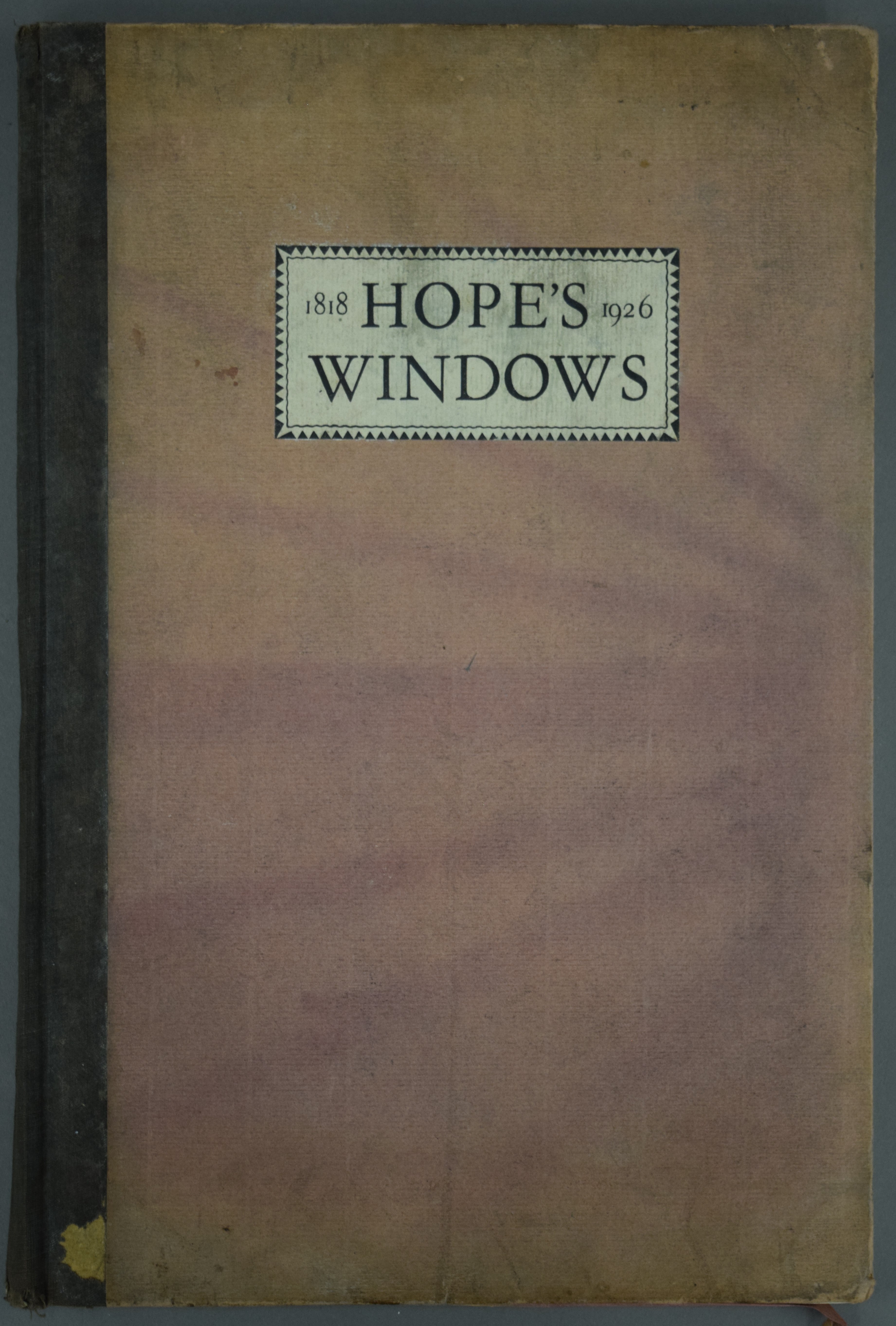 A 1920s catalogue for Hopes Windows (1818-1926) and W A Hudson Ltd Encyclopaedia of Furnishing