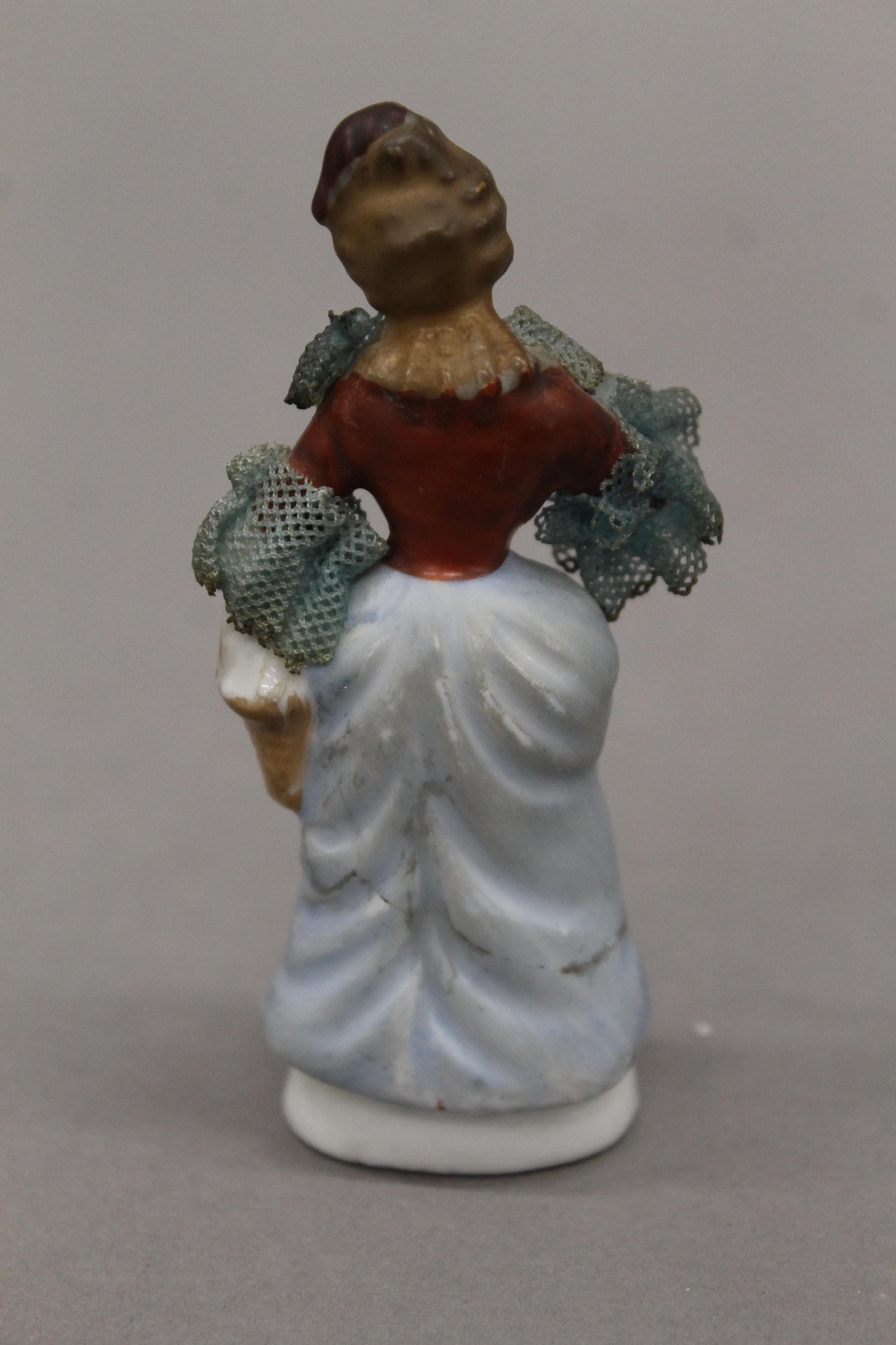 Eight Continental porcelain figurines, including Weiss. - Image 19 of 21