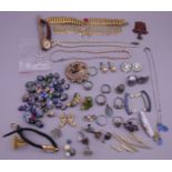 A quantity of jewellery, etc.