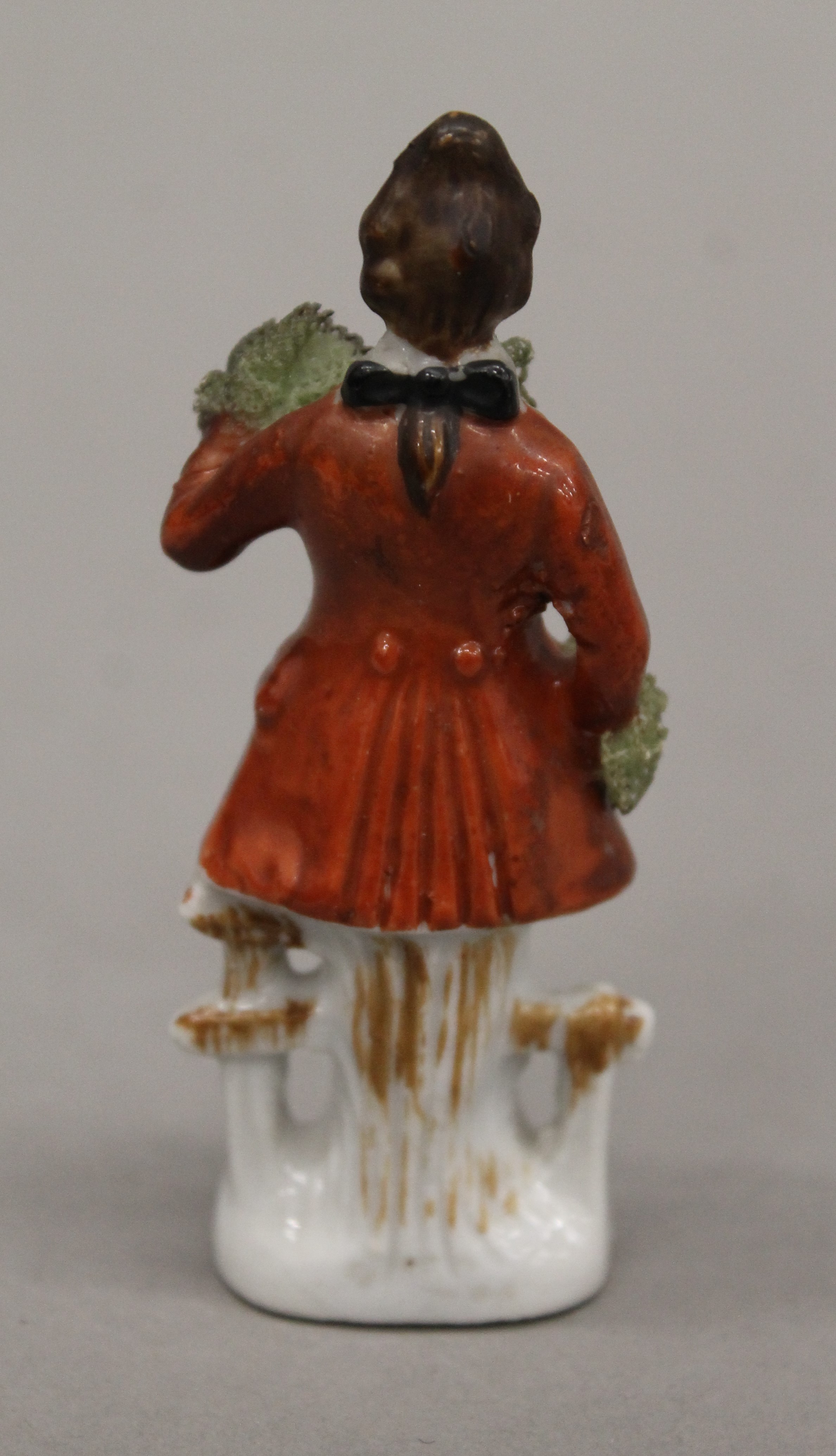 Eight Continental porcelain figurines, including Weiss. - Image 14 of 21