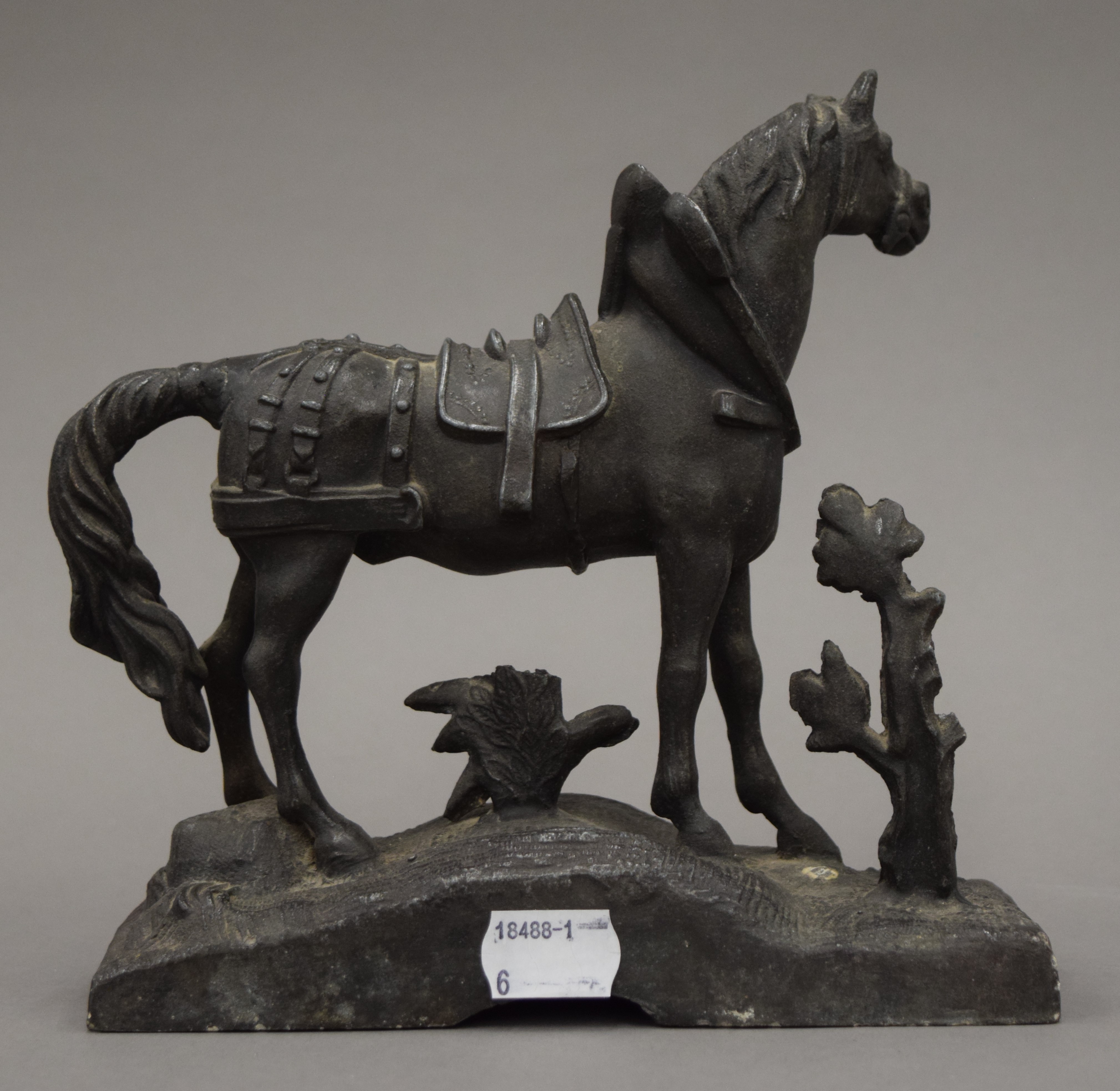 Three horse sculptures. The largest 17 cm high. - Image 7 of 7