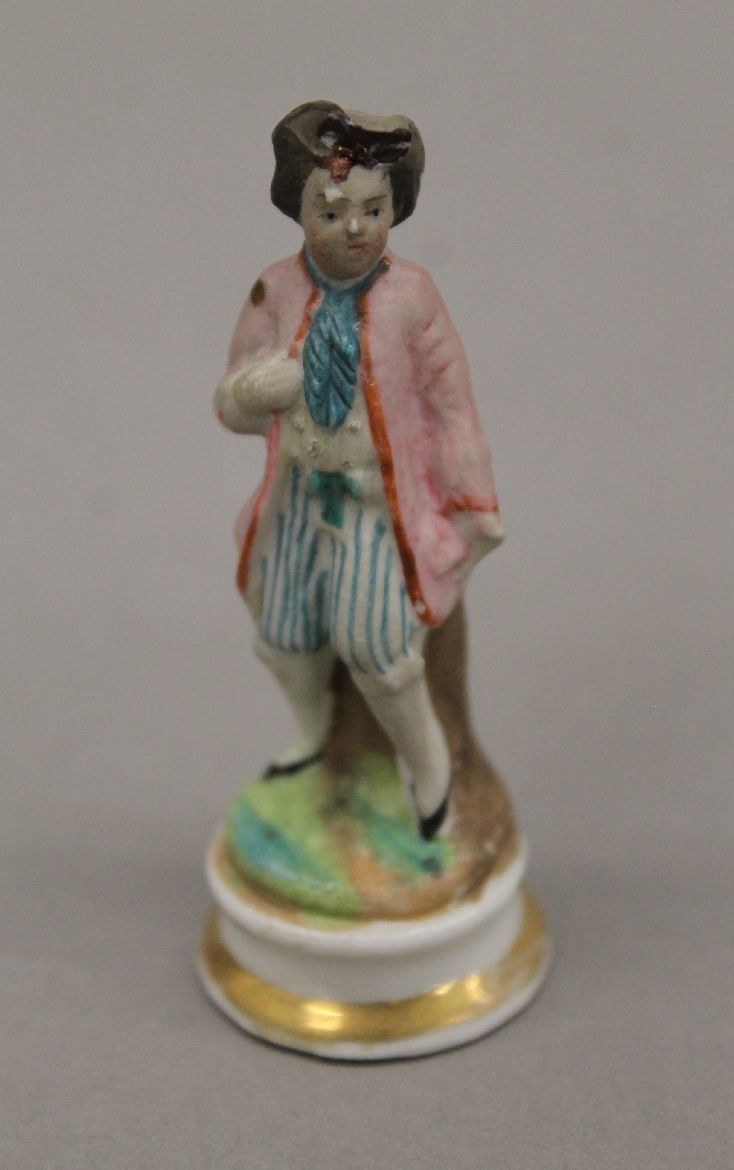 Eight Continental porcelain figurines, including Weiss. - Image 20 of 21