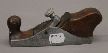 A Prisoner of War wood plane. 15 cm long.