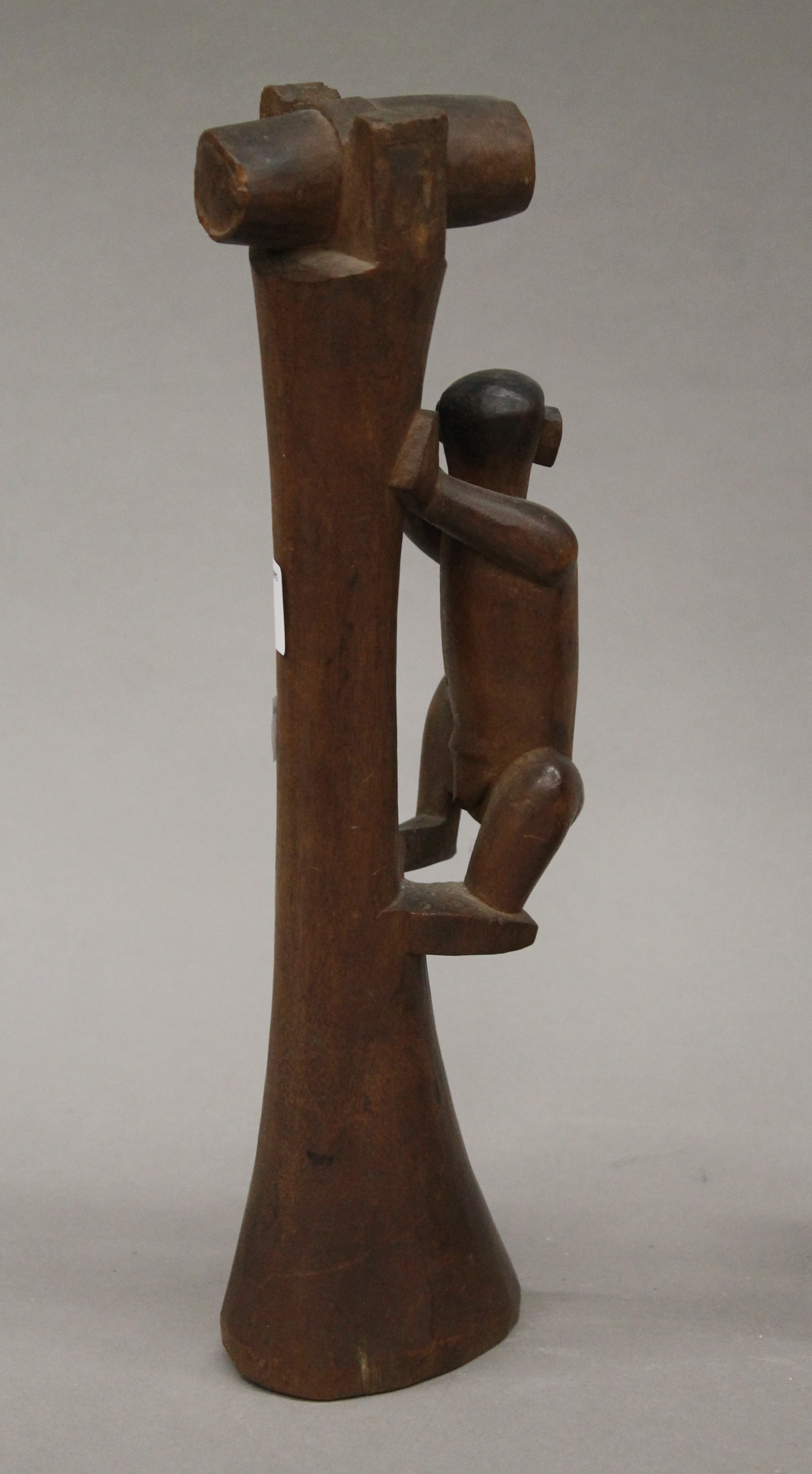 Two tribal carvings. The largest 31 cm high. - Image 7 of 7