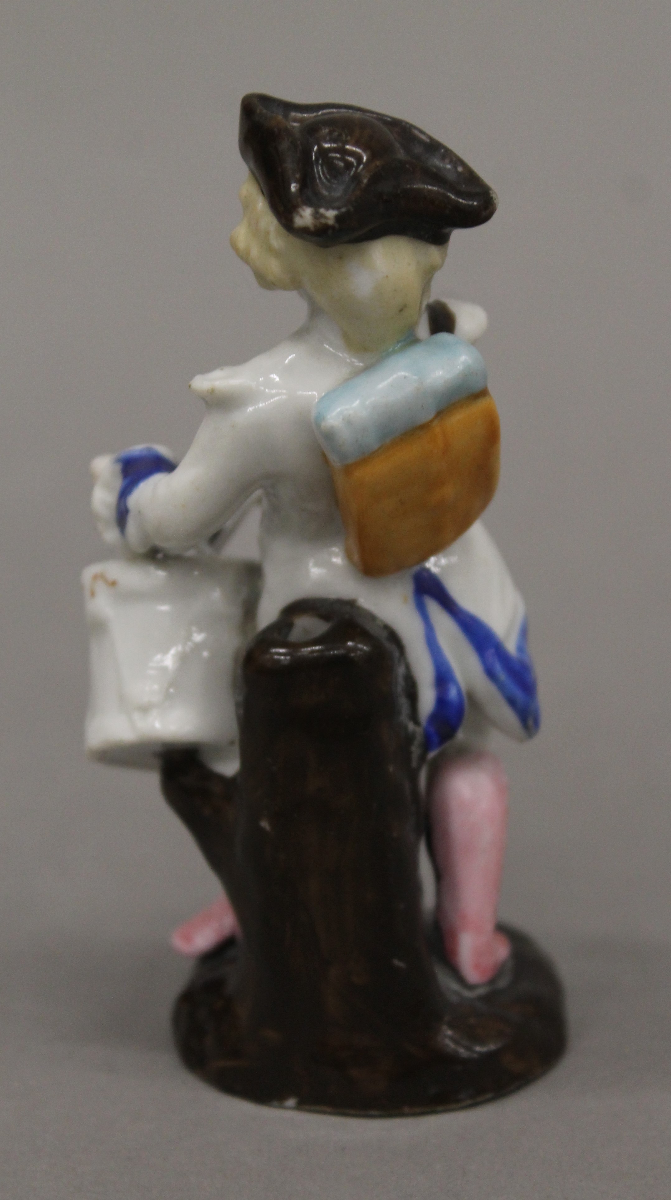 Eight Continental porcelain figurines, including Weiss. - Image 11 of 21