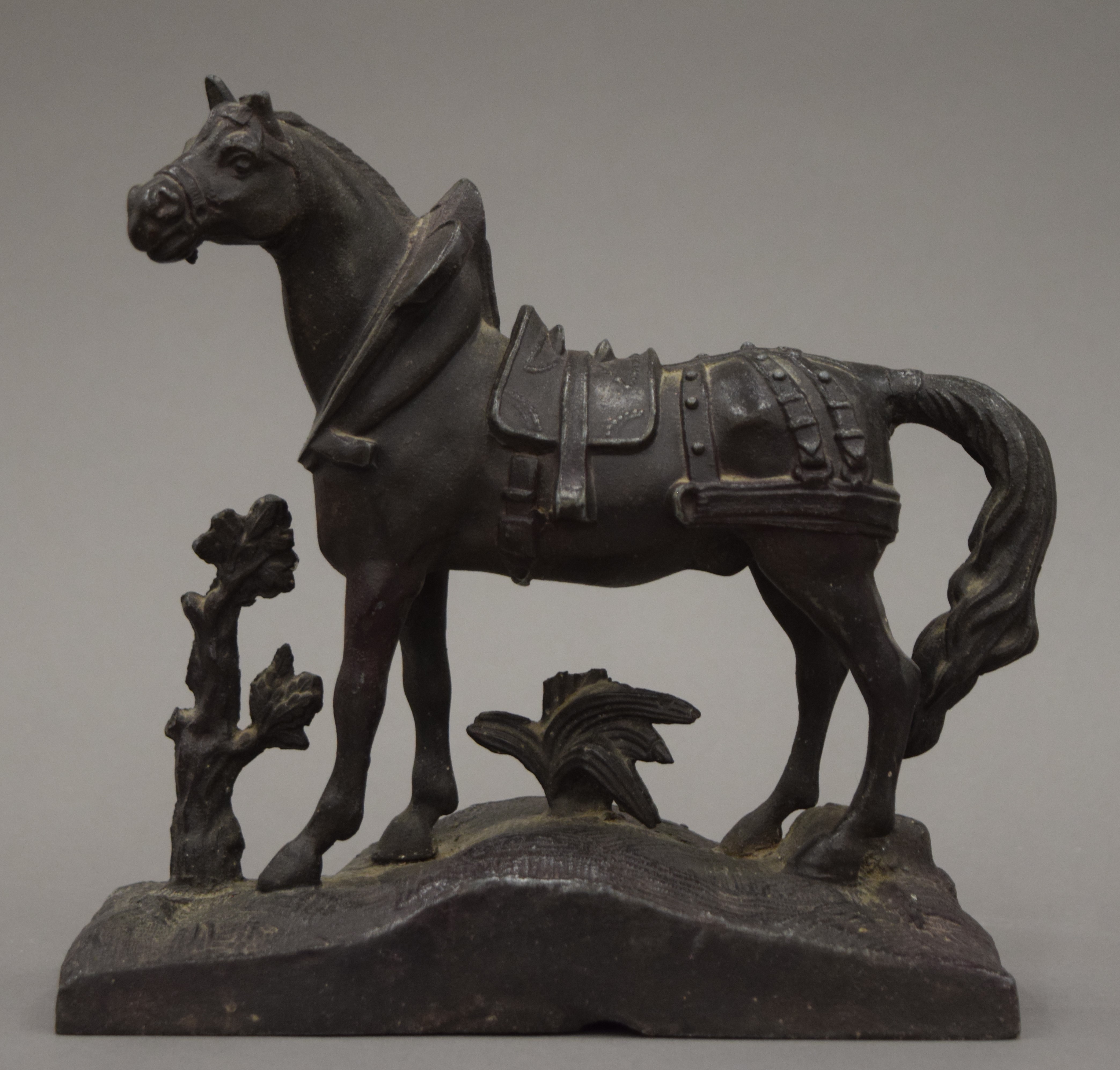 Three horse sculptures. The largest 17 cm high. - Image 6 of 7