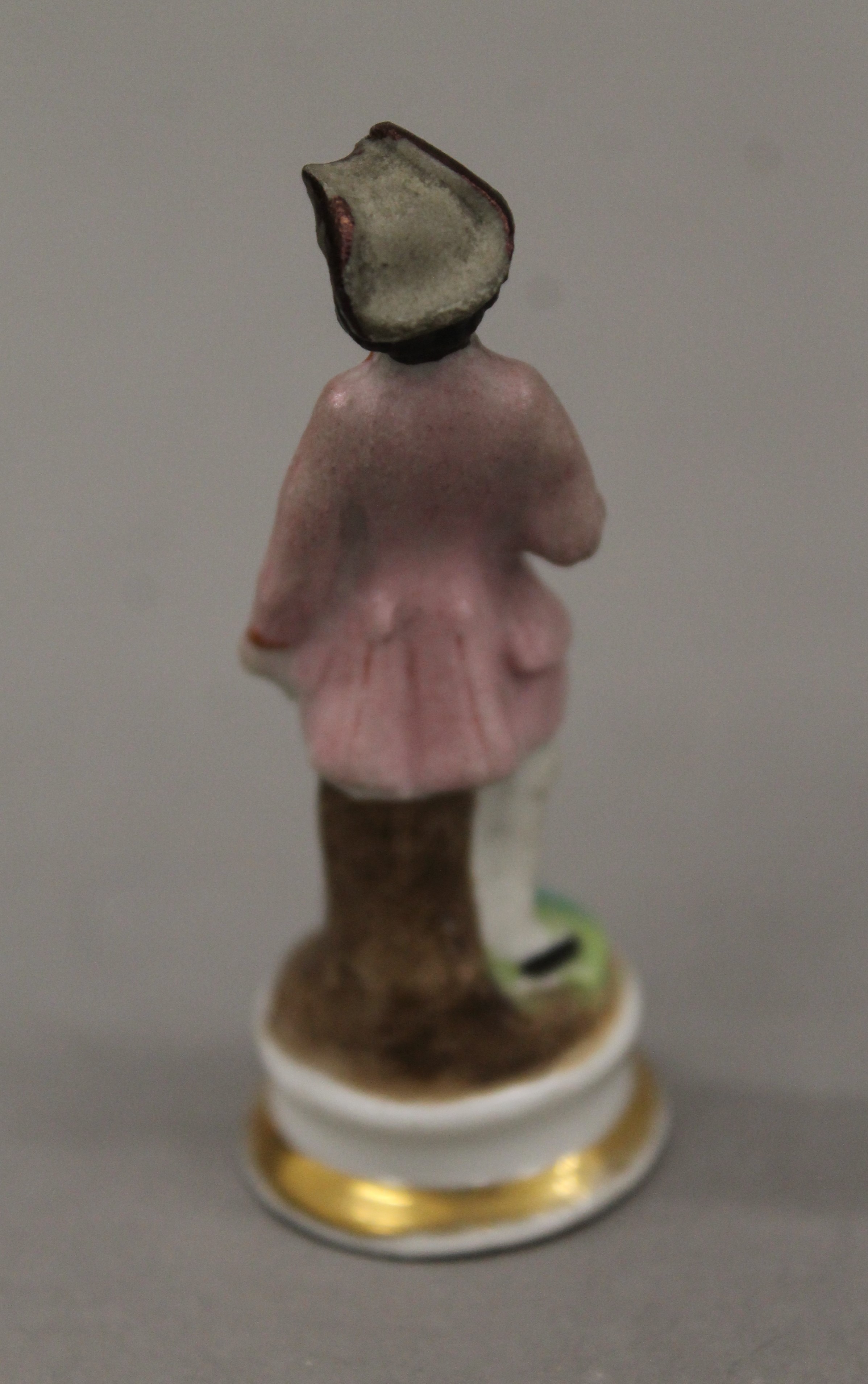 Eight Continental porcelain figurines, including Weiss. - Image 21 of 21