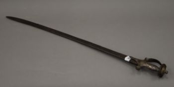 An 18th/19th century Indo-Persian Tulwar. 82.5 cm long.