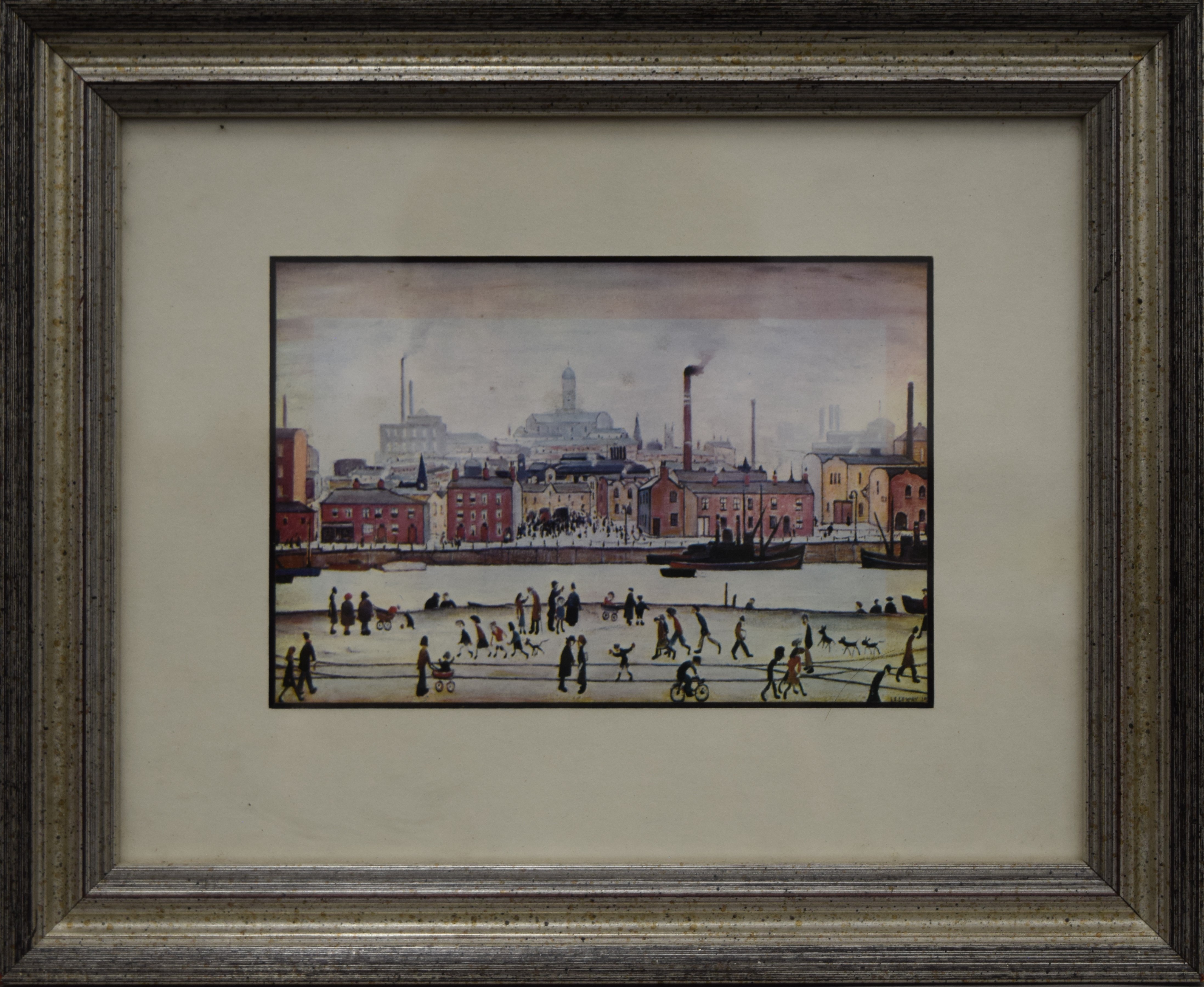 Four L S Lowry prints, each framed and glazed. The largest 34.5 x 29 cm overall. - Image 6 of 6