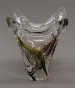 A 1950s Maastricht Art glass, signed Max Verboeket, 400-3 to base. 20 cm high.