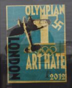 BILLY CHILDISH (born 1959) British (AR), ART HATE, Olympian London 2012, hand bill print, stamped M.
