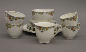 A vintage decorative tea set.