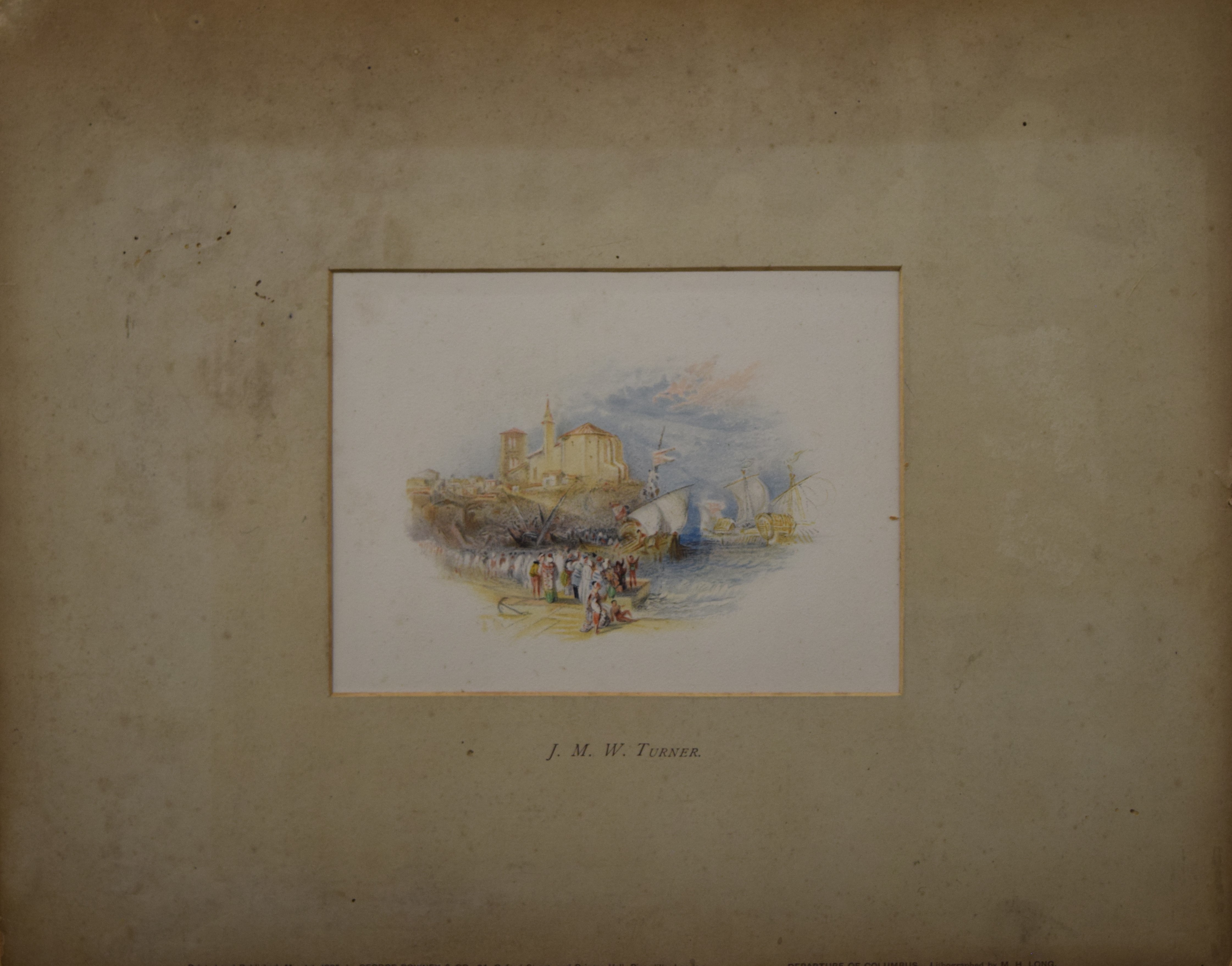 Four coloured prints After J M W TURNER, printed and published by George Rowney and Co, - Image 2 of 8