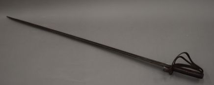 A 19th century Cavalry sword. 103 cm long.