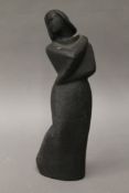 After AUGUSTUS JOHN, a female abstract sculpture. 33.5 cm high.