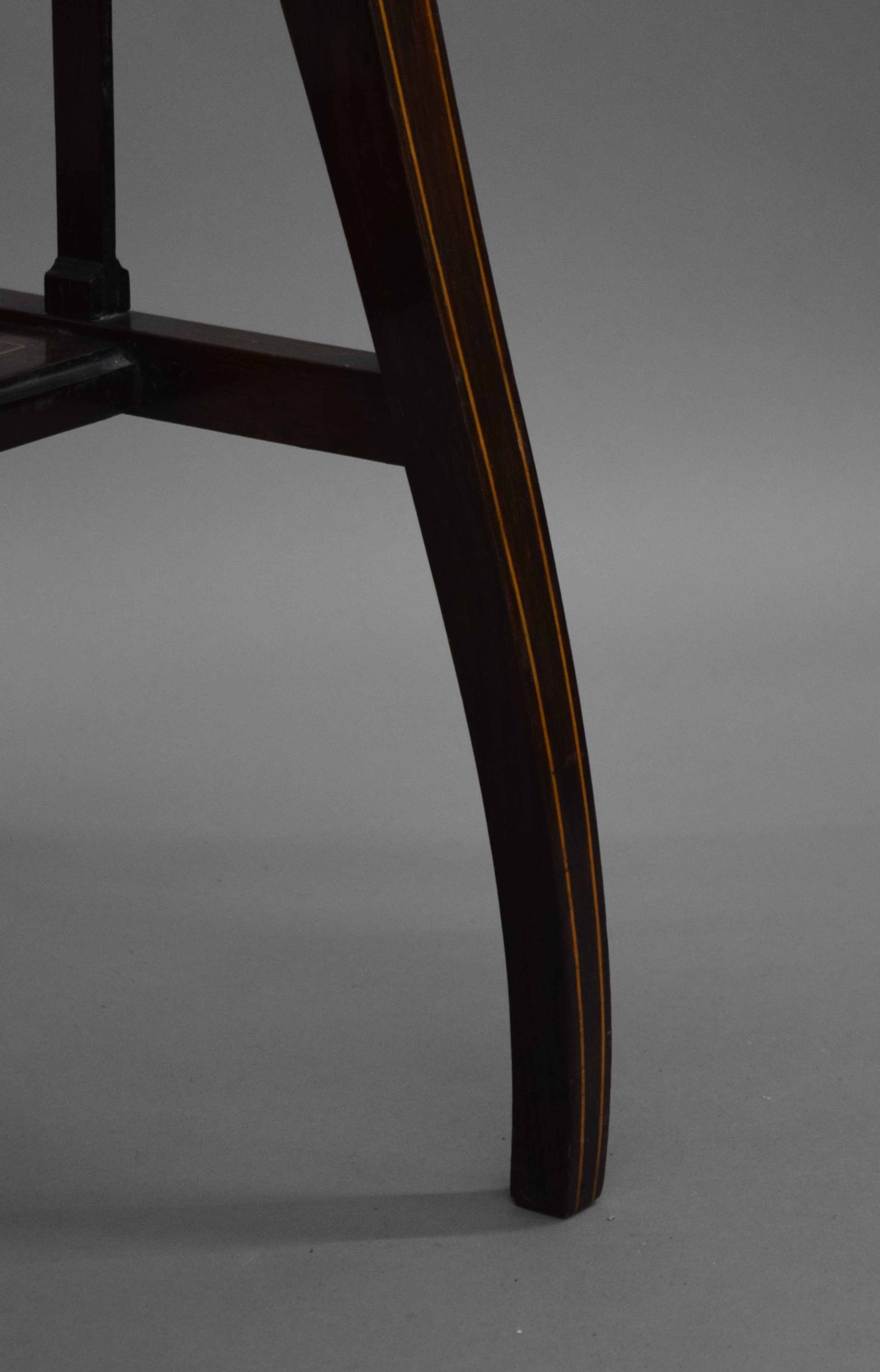 A Victorian inlaid rosewood side table. 76 cm long. - Image 7 of 7