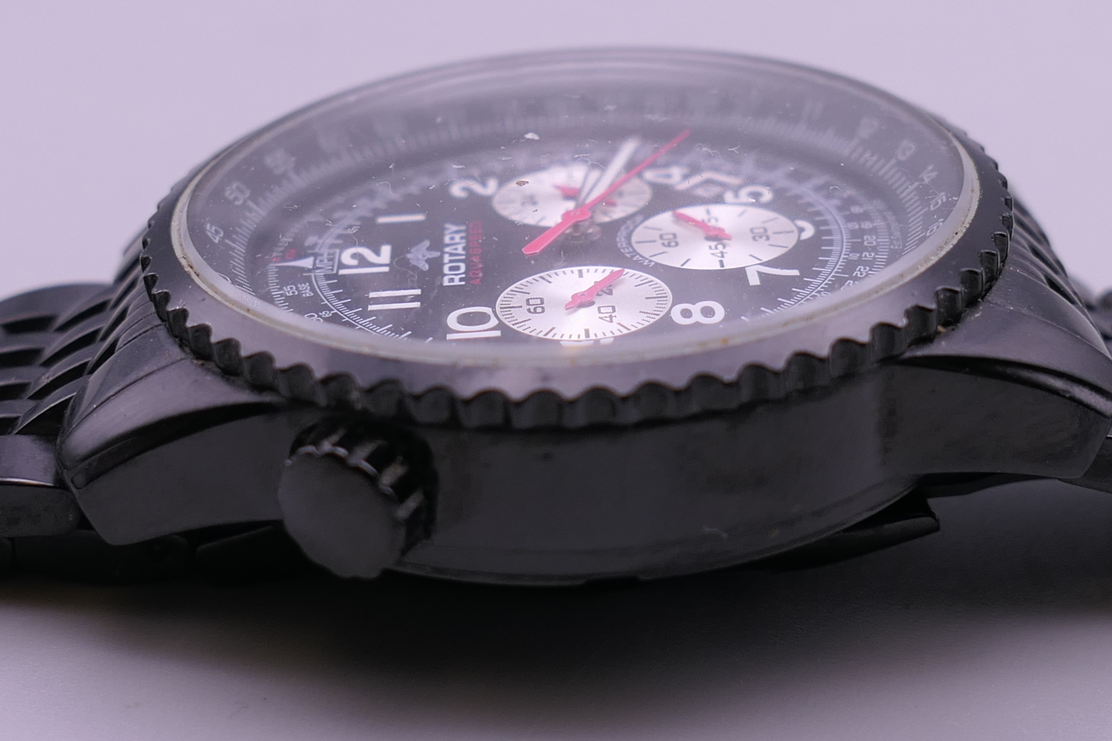 A gentleman's Rotary Aquaspeed wristwatch. 4.5 cm wide. - Image 5 of 7