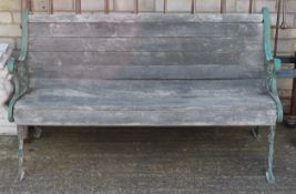 A garden bench.