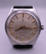 A gentleman's Tissot Seastar T.12 wristwatch. 3.75 cm wide.